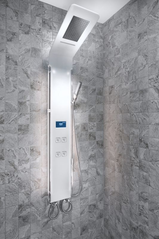 High-Tech Bathroom with Digital Controls