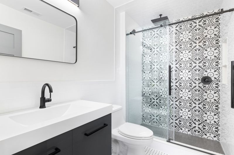 Tile Accent Wall in Shower Area
